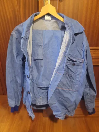 Chaqueta de trabajo azul