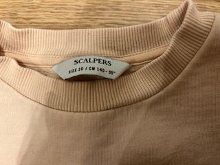 Sudadera Scalpers rosa talla 10