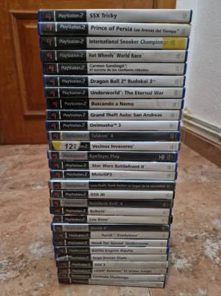 Lote Juegos PlayStation 2