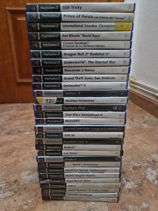 Lote Juegos PlayStation 2
