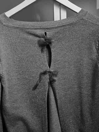 Maglioncino grigio laminato vintage