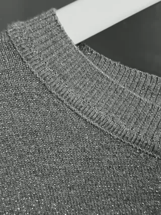 Maglioncino grigio laminato vintage