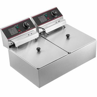 Friggitrici elettriche 12L e 6000W con cesta doppia NUOVA