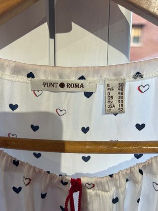 Blusa Punt Roma Corazones