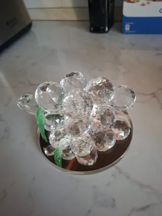 Uva in vetro decorativa