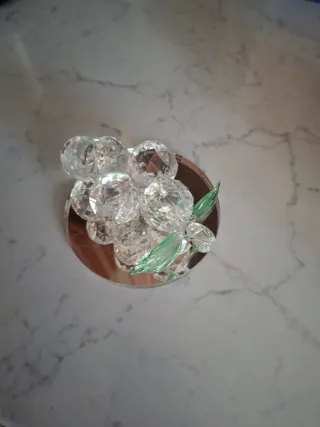 Uva in vetro decorativa