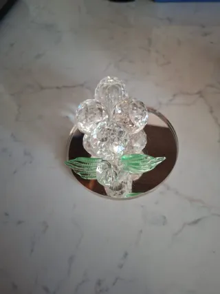 Uva in vetro decorativa