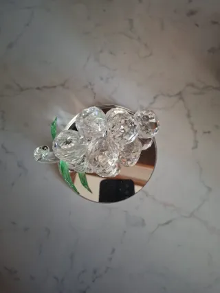 Uva in vetro decorativa