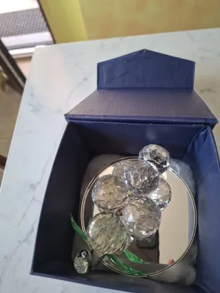 Uva in vetro decorativa