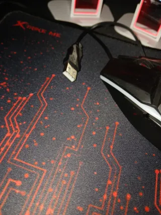 Ratón Gamer LED botones laterales