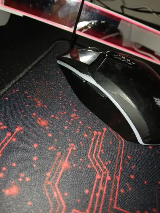 Ratón Gamer LED botones laterales