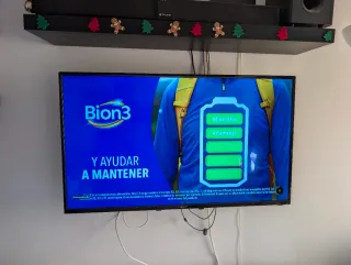 Televisión Nevir 43" 5 años uso.