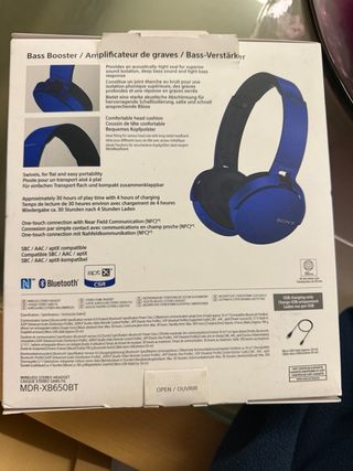 Auriculares Inalámbricos Sony MDR-XB650BT