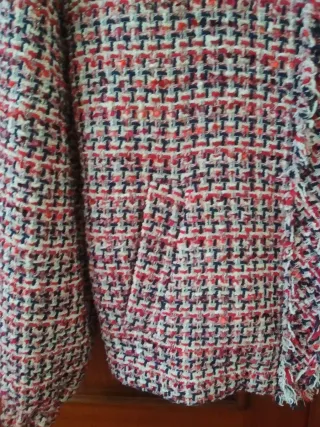 Chaqueta tweed niña