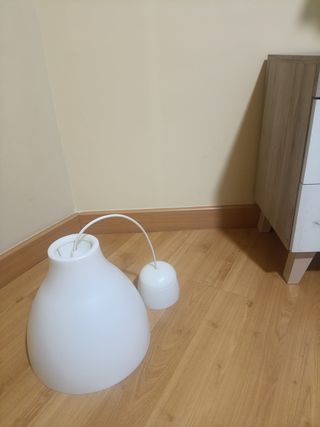 Lámpara colgante blanca