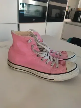 Converse rosas altas talla 41