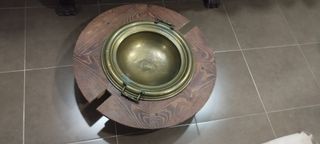 Brasero antiguo con portabrasero