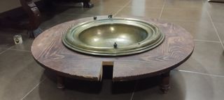 Brasero antiguo con portabrasero