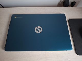 Portátil HP Plata y Azul