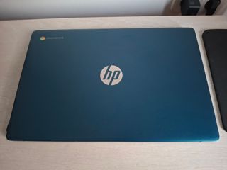 Portátil HP Plata y Azul