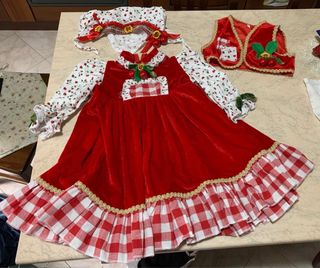 Vestito carnevale ciliegina cirasella Veneziano