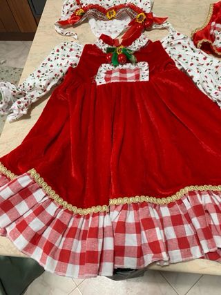 Vestito carnevale ciliegina cirasella Veneziano