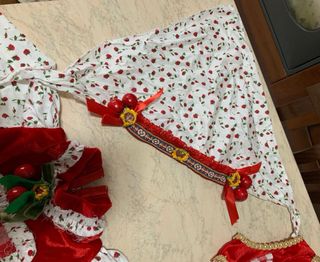 Vestito carnevale ciliegina cirasella Veneziano