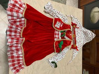 Vestito carnevale ciliegina cirasella Veneziano