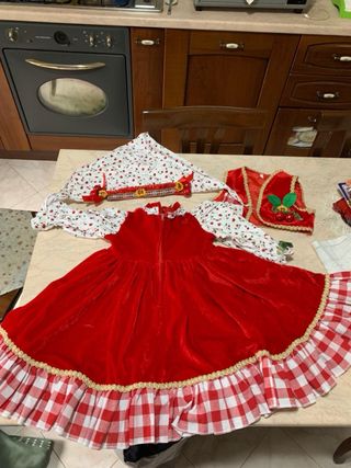 Vestito carnevale ciliegina cirasella Veneziano