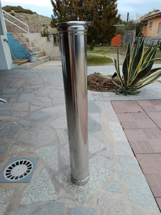 4 Tubos Pellets Inox Modulares