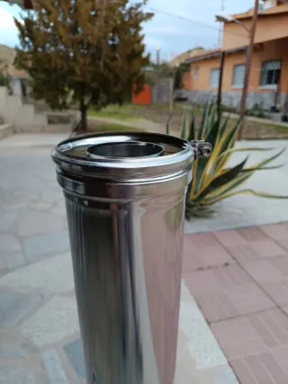 4 Tubos Pellets Inox Modulares