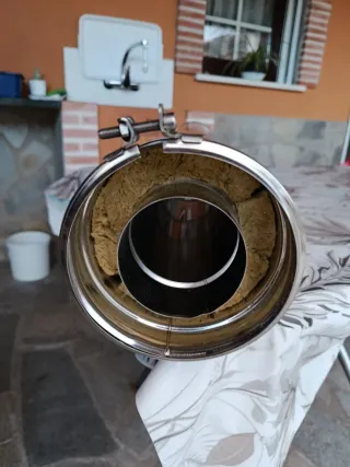 4 Tubos Pellets Inox Modulares