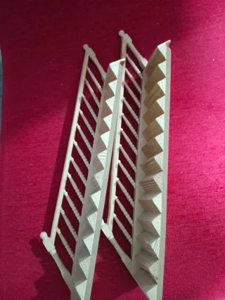 2 Escaleras Casa Muñecas Madera