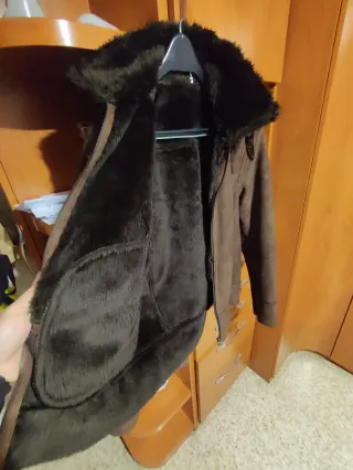 Cazadora Piel Ante Marrón