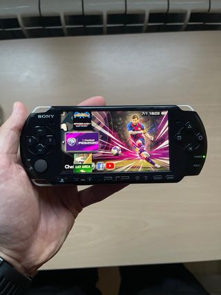 PSP Negra 64GB + Funda + Cargador