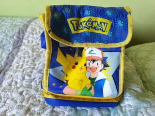 Figuras Pokémon Antiguas + mochila sin cuerdas