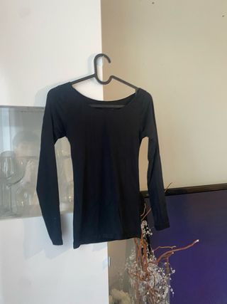 Lote 2 camisetas manga larga mujer beige