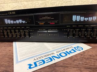 Pioneer GR-555 Equalizzatore Grafico 7+7 Bande