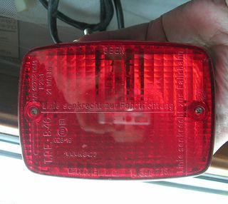 Faro Posteriore Carello Rosso