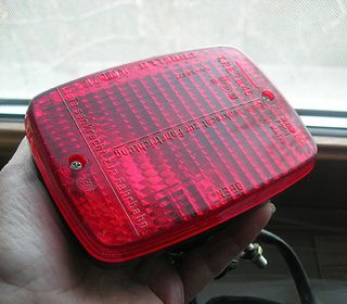 Faro Posteriore Carello Rosso