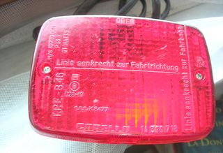 Faro Posteriore Carello Rosso