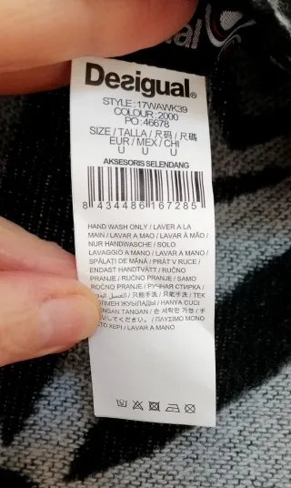 Cardigan/Poncho Desigual Taglia Unica