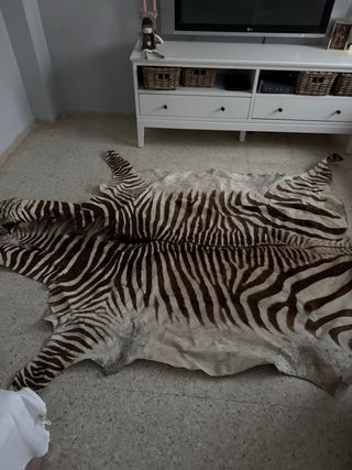 Alfombra Piel Cebra Auténtica