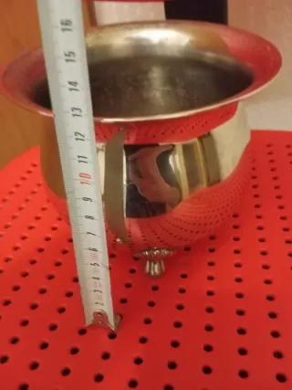 Cubitera Vintage Plateada