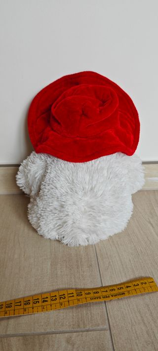 Orsetto Bianco Peluche Cuori Pupazzo San Valentino