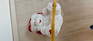 Orsetto Bianco Peluche Cuori Pupazzo San Valentino