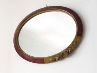 Specchio art deco francese anni30 decoro floreale