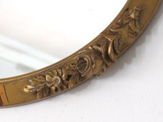 Specchio art deco francese anni30 decoro floreale