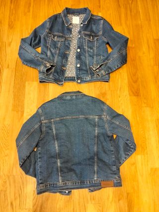 Lote 2 chaquetas vaqueras niña 13-14 años