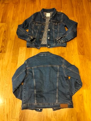 Lote 2 chaquetas vaqueras niña 13-14 años